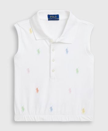Sleeveless polo shirt