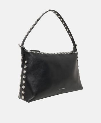 Leather shoulder bag