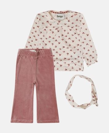 Long-sleeved shirt, pants and headband