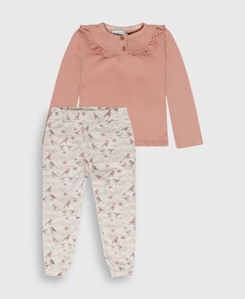 Long-sleeved top & trousers