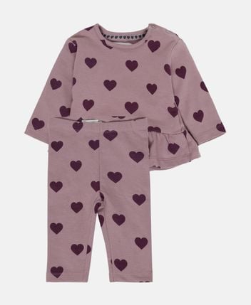 Long-sleeved top & trousers