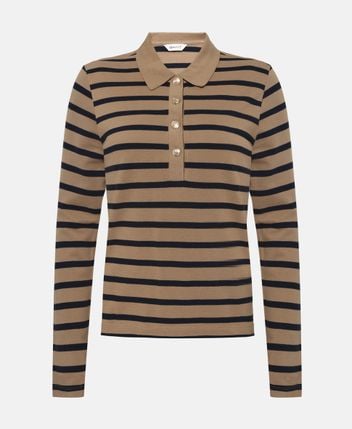 Long-sleeved polo shirt