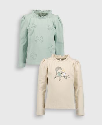 Long-sleeved top, pack of 2