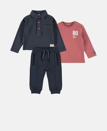 Long-sleeved shirts and trousers