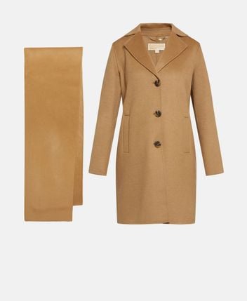 Wool-blend coat