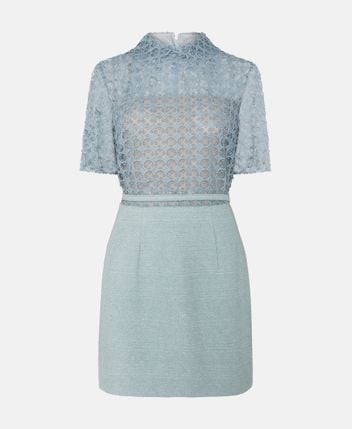 Wool-blend dress