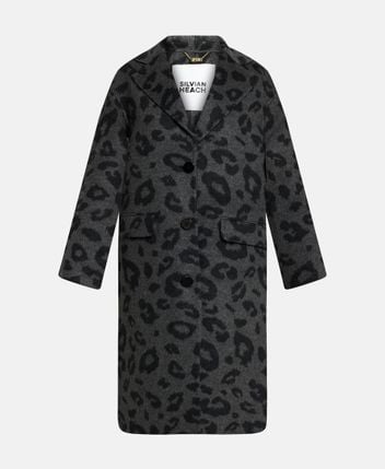 Wool-blend coat