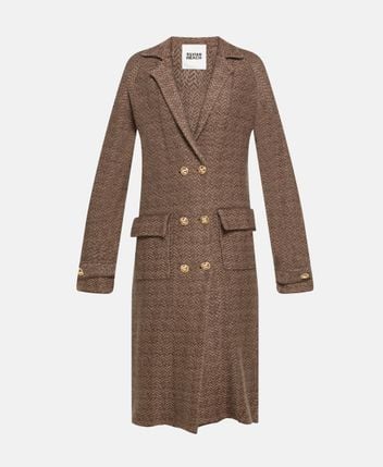 Wool-blend coat