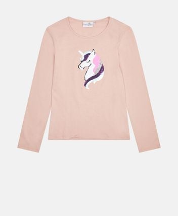 Long-sleeved top