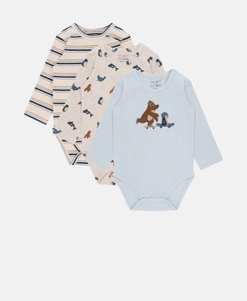 Long-sleeved body, pack of 3 Bertram Skater