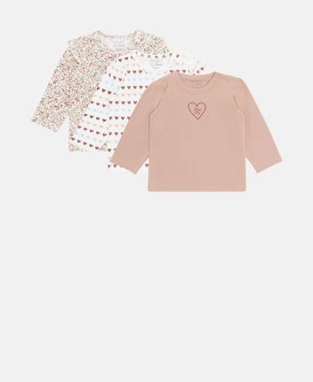 Long-sleeved top, pack of 3 Alda