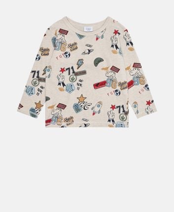 Long-sleeved top