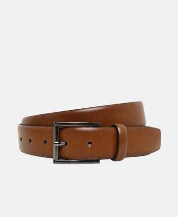 Leather belt