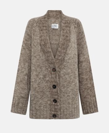 Wool-blend cardigan