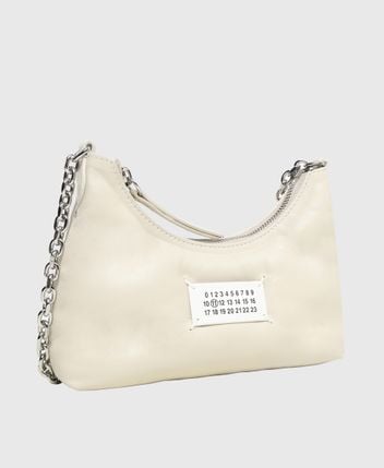 Leather shoulder bag