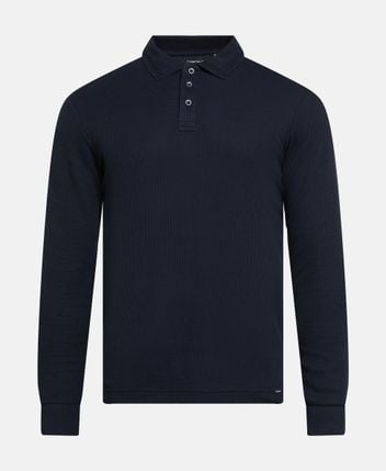 Knitted polo shirt