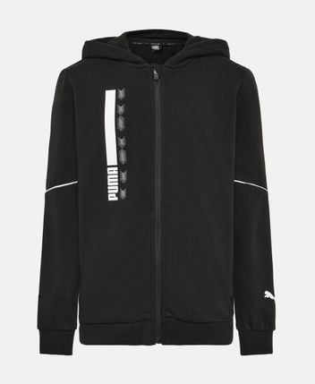 Hooded sweat jacket