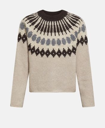 Wool-blend pullover