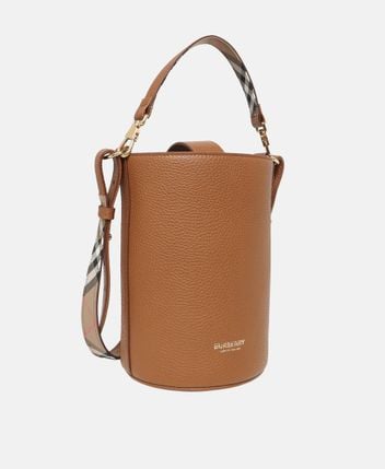 Leather bucketbag