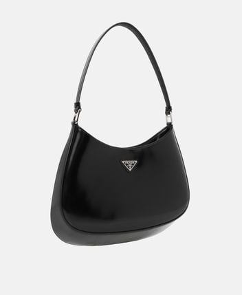 Leather shoulder bag