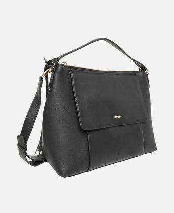 Leather shoulder bag