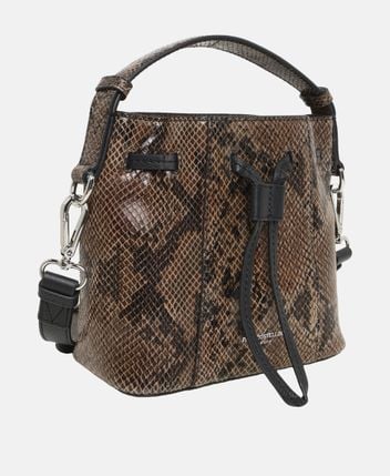 Leather bucketbag Sayani