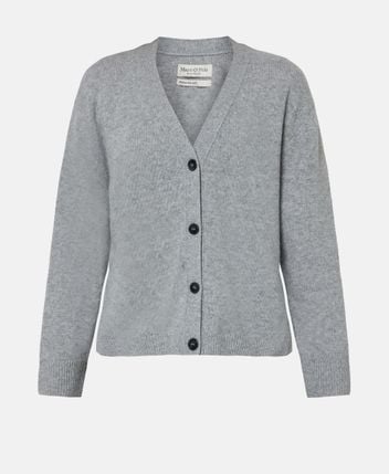 Wool-blend cardigan