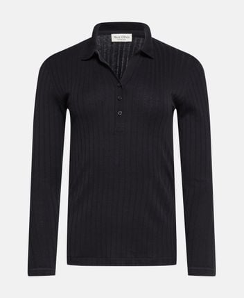 Long-sleeved polo shirt
