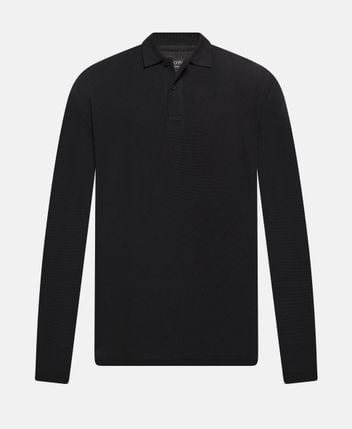 Long-sleeved polo shirt
