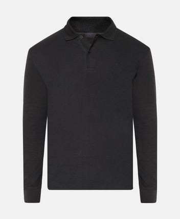 Long-sleeved polo shirt