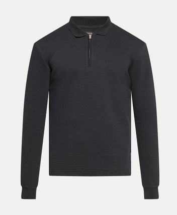 Long-sleeved polo shirt