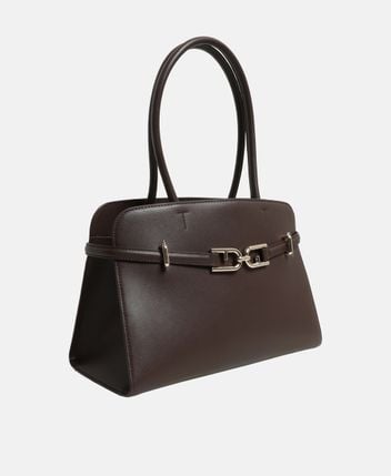 Leather tote bag Sidney