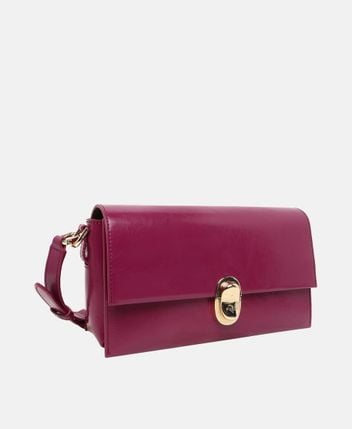 Leather cross body bag