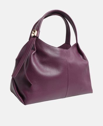Leather shoulder bag Planeta