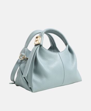 Leather handbag Planeta