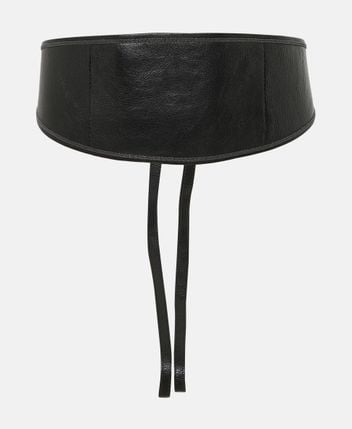 Leather belt
