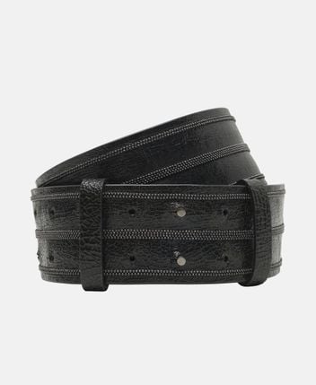 Leather belt