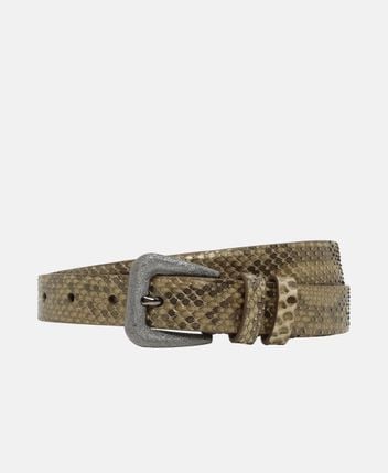 Leather belt