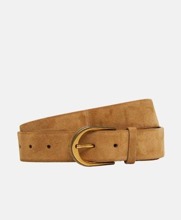 Leather belt