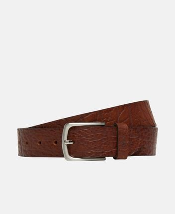Leather belt