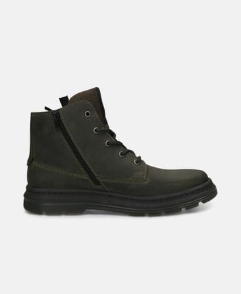 Lace-up ankle boot