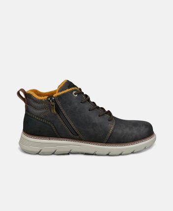 Lace-up ankle boot