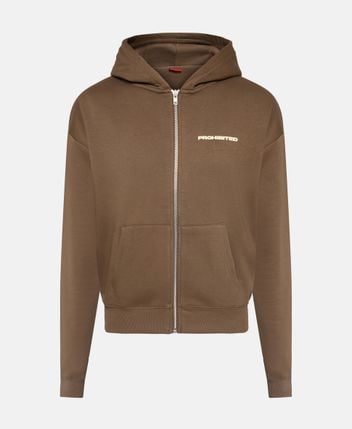 Hooded sweat jacket