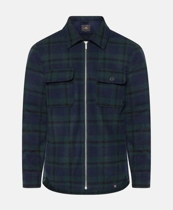 Wool-blend overshirt
