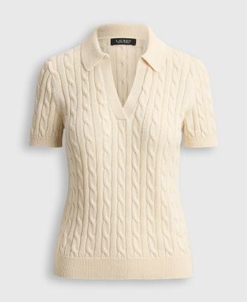 Knitted polo shirt