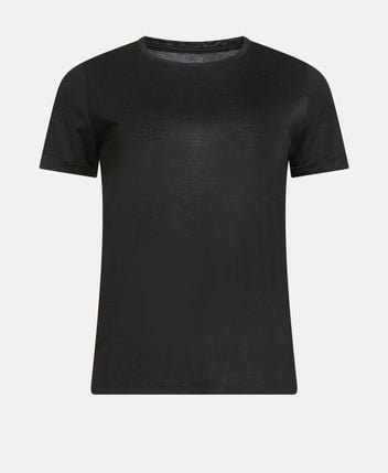 Silk-blend t-shirt