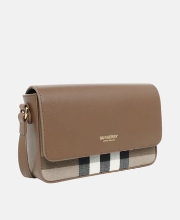 Leather cross body bag