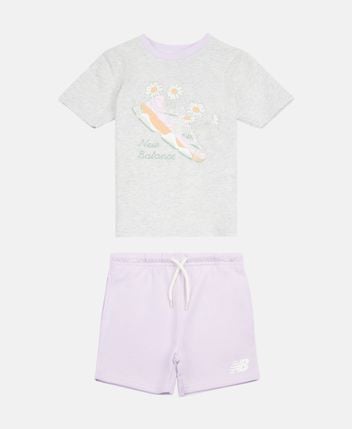 T-shirt and shorts set Flower Shoe
