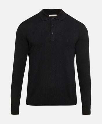 Cashmere polo shirt