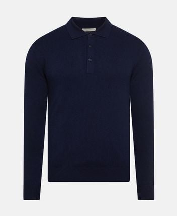 Cashmere polo shirt
